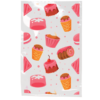 WH8062-F 6" W x 9" H Digital Full Color White Open-Ended Plastic Bags