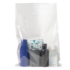 Full Color White w/Clear Back Plastic Bag