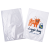 Full Color White w/Clear Back Plastic Bag